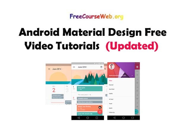Android Material Design Free Video Tutorials 