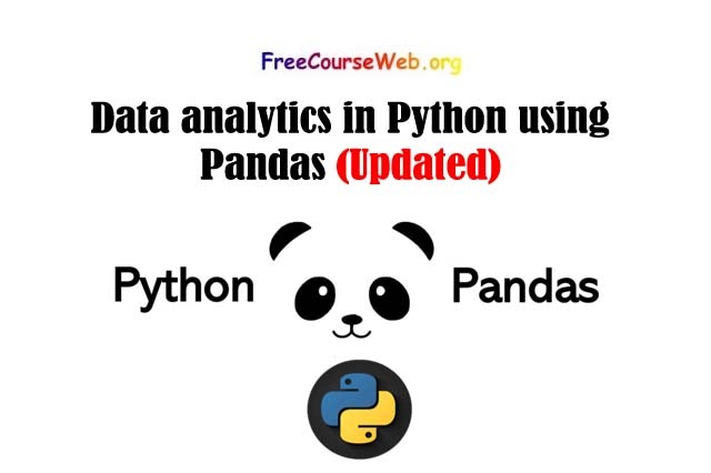 Data analytics in Python using Pandas 
